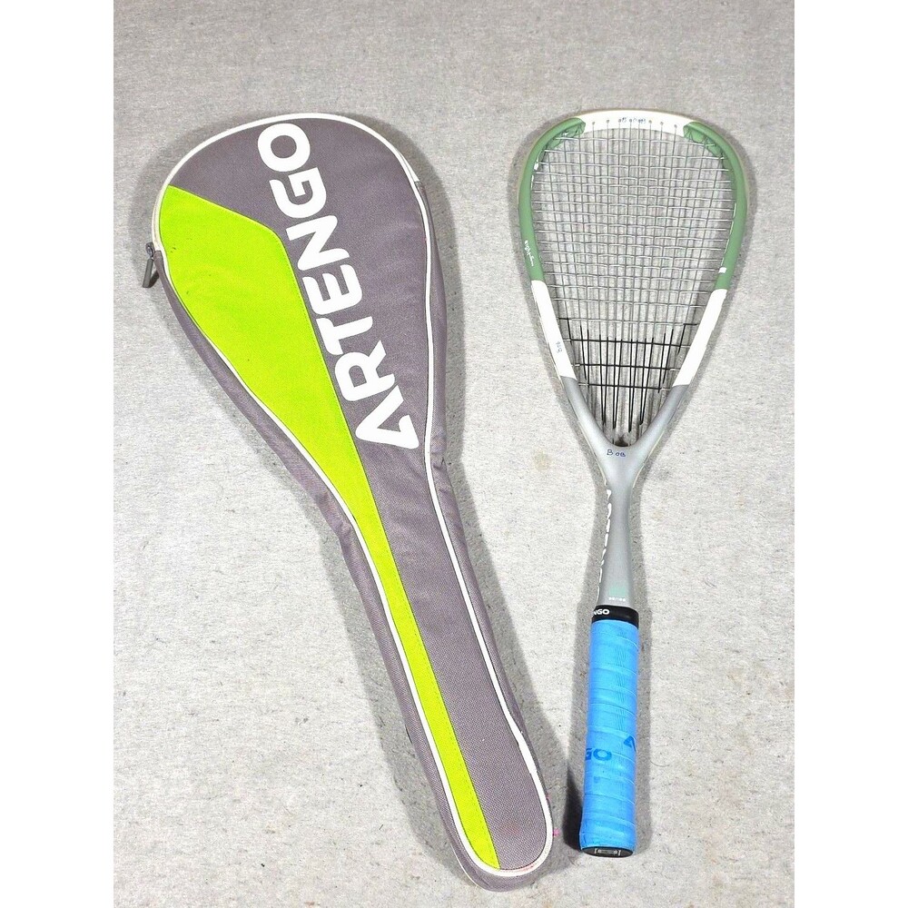 Artengo Squash Racquet 8 Series 800p With Zippered Carry Case With Strap